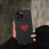 For Realme GT3 GT2 GT Neo 5 3 3T 2 2T Flash Explorer Master XT X2 Phone Case 3D Stereo Love Loving Heart Cute Matte Frosted Black White Simple Soft Silicone Casing Cases Case Cover