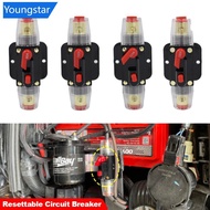 【FY】  Automobile Truck Resettable Fuse Short Protection Fuse Holder Resettable Circuit Breaker 20A 3