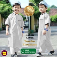 Pakaian muslim kanak muslim BAJU KOKO MUSLIM LELAKI/ JUBAH ANAK LELAKI KOKO MUSLIM ANAK TOYOBO Usia 2-15 tahun BAJU RAYAC