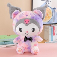 Kawaii Sanrio Kuromi MyMelody Cinnamoroll Anime Tie-Dye Plush Toy Shape Shift Doll Cute Girlfriend G