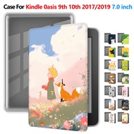 E-Book Flip Cover For Kindle 0asis2 0asis3 CN24W1 SBIN40 7.0'' Cute cartoon acrylic Case for Kindle 