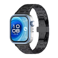 สายสแตนเลสสุดหรู สําหรับ Huawei Watch Fit 4 สายรัดข้อมือธุรกิจสมาร์ทวอทช์ สําหรับ Huawei Watch Fit4