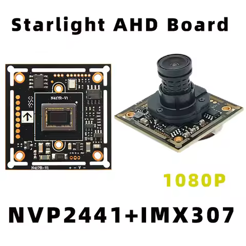 CCTV 1080P Coaxial 2MP 1/2.8" IMX307 Sensor Coms NVP2441 Chip 4 in 1 HD AHD,CVI,TVI,Analog Camera Mo