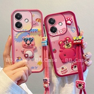 3D Doll Casing VIVO Y21d VIVO V60 Lite 4G 5G New Fashion Fun Creative Tulip Kurumi Cappy Strawberry 