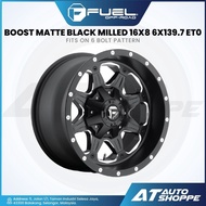 Fuel Offroad Boost - Matte Black Milled 16x8 ET0 6x139.7 (1 piece)