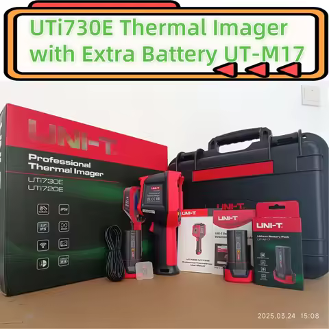 UNI-T UTI730E WIFI Thermal Camera 320×240 IR Imager with UT-M17 Battery, -40°C ~400℃ Detection for I