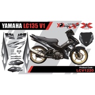 LC135 V1 COVERSET BODY STICKER CUSTOM