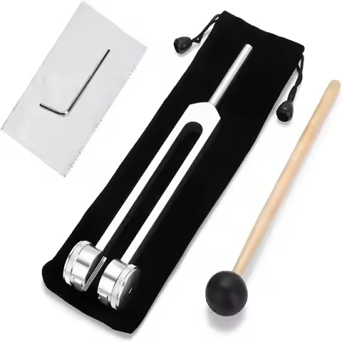 128 /512Hz Chakra Healing Tuning Fork Set,Aluminum Alloy Tuning Forks Used for sound therapy yoga me