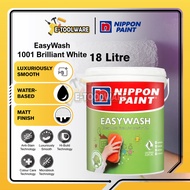 18L Nippon Paint Easy Wash 1001 Brilliant White