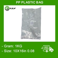 PP PLASTIC BAG / 10X16 inch/ JCP0013 / JCP/ 1KG