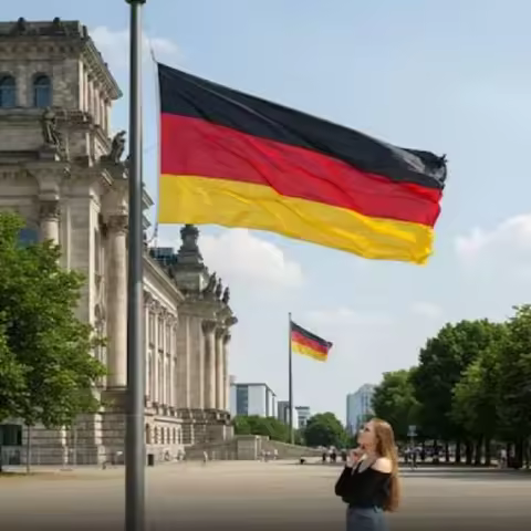 Germany Flag 90x150 Cm Flag of Germany Hanging Decorative Item
