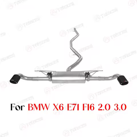 Taibosi SUS304 Valvetronic Catback Exhaust System For BMW X6 E71 N55 3.0T / F16 N20 2.0T Electric Va