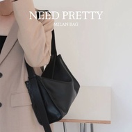 [MILAN Bag] — large capacity/large capacity leather shoulder crossbody sling bag women's bag