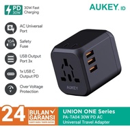 versal Adapter AUKEY Wi USB A &amp; USB C PD 30W NEW Aukey Charger Iphone