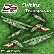 Transparent Motorcycle Sticker Striping BEAT J (TR-0717) Motorcycle Sticker Variation List