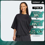 adidas Lifestyle Soft Lux Loose Tee Women Black JM3800