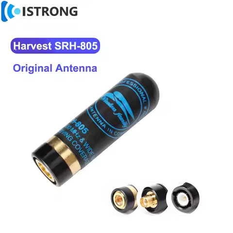 Harvest SRH805S Portable Short Antenna 144/430/1200MH Walkie Talkie Tri-band Mini Handheld Antenna R