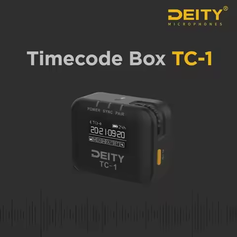 DEITY TC-1 KIT Wireless Timecode Box Generator Portable Microphone Time Coder for Video Recording Ti