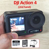 Used DJI OSMO Action 4 Action Camera 4K Stabilization DJI Action 4 Sport Camera For Vlogging Motorcy
