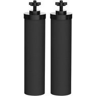 2PCS Water Filter Parts Accessories for Berkey Black Activated Carbon BB9-2 Filters for Gravity-Fed Water Filter System