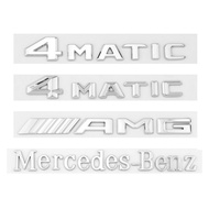 Suitable for benz benz Rear Tail Label English Label Four-wheel Drive Tail Label 4MATIC Word AMG Car