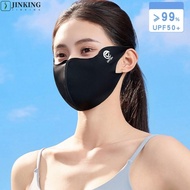 JINKING Ice Silk Mask, Face Mask Solid Color Face Cover, Adjustable Sunscreen Face Scarf Summer Face Scarves Face Gini Mask Golf