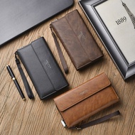 Men Wallet Men's Wallet pu Wallet Clutch Casual Mobile Phone Long Multi-card Slot Manufacturer Large