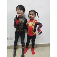 New style✐✆[ FITRHINO ] HQ Spiderman Costume Kostum superhero Sonic mask Baju budak lelaki topeng Toys kanak kids Huggy