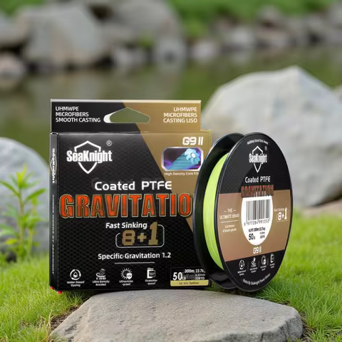 2024 Seaknight New Gravitation G9II Braid Line Fast Sinking Fishing Line PTFE Coated Braid Line 150M