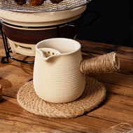 Tea brewing pot, ceramic pot, tea brewing pot for fireside use, Japanese-style side-handle teapot, s