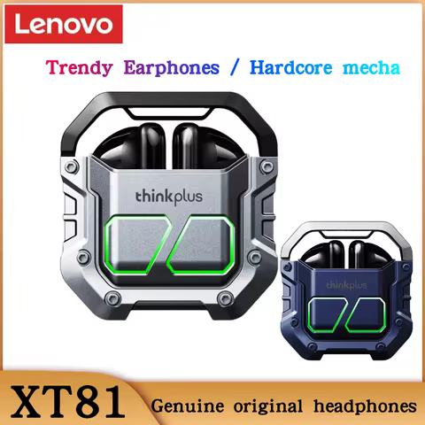 Lenovo XT81 Bluetooth Earphone Wireless Headphone Gamer Headset Waterproof Tws Noise Cancelling With