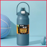 Insulated Water Bottles 1500ml Stainless Cup Vacuum with Straw Leakproof Water Bottles for Kids Adul