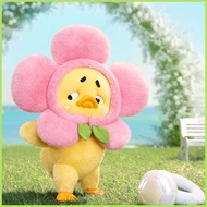 Duck Plushies 33cm Flower Duck Room Ornament Huggable Duck Plushie Figure Cute Duck Room Ornament Wi