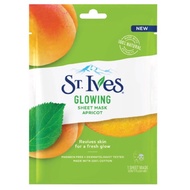 St Ives Glowing Apricot Sheet Facial Mask 1s WT1