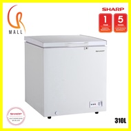 SHARP 310L SJC318 EXPRESS FREEZING LED LIGHTHING DUAL SWITCH SETTING CHEST FREEZER BOX