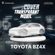 Toyota BZ4X Transparent Car Cover Toyota BZ4X EV Plastic Car Cover Thick BZ4X EV 2024 Plastic Blanke
