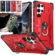 Army Grade Ring Stand Case Casing for Samsung Galaxy A56 A36 A26 A16 A17 A55 A35 A54 A74 A93 A15 A14