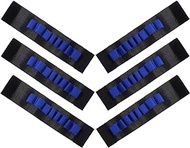 LuFOX 6 Pcs Flexible Bandolier EVA Bullet Ammo Dart Storage Wrist Belt Band Strap for Nerf N-Strike Blaster Gun