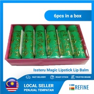 Issteru Magic Lipstick Lip Balm Ikut Warna Darah & Termulah 1pcs /(6pcs in a box)