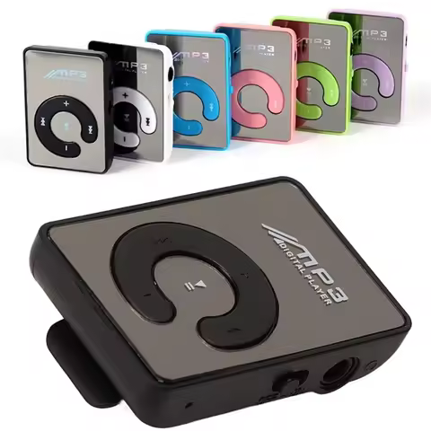 Pocket Size Running Companion Portable Walkman MP3 Music Player Mini Clip Card Music Player Outdoor 