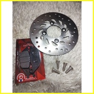 ❦ ◬ ◲ XRM 125 TRINITY /  XRM 125 DSX / XRM 125 FI / MOTARD REAR DISC PLATE WITH BRAKE PAD DISC BOLT