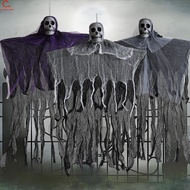 Halloween Hanging Skeleton Ghost Prop Creepy Haunted House Decor Outdoor Indoor