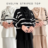 [TOP ONLY] Estrella KL - Evelyn Striped Top (12 colors)