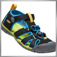 KEEN Seacamp II CNX Boys Sandals Black/Brilliant Blue US 6 (24.5 cm)