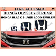 Honda ODYSSEY RB RC STREAM RN Black Silver LOGO EMBLEM