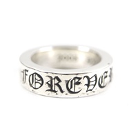 成色極佳 ▼ CHROME HEARTS Forever 間隔戒指 6mm 925銀戒指 日本尺寸 9 重量 9.54克 男女皆宜配件