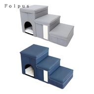 [Baosity11] Dog Stairs Ramp Lounge Pet Stairs Pet Climbing Steps for Older Dogs Puppy Small