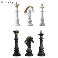 Dickly 3 Piece Chess Pieces Statues, International Chess Pieces, Housewarming Gift, Chess Pieces Orn