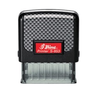 Custom Company Stamp Shiny Self Inking Rubber Stamp S-853 3-5 Days Fast Response Johor Seller