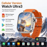 Cellular Version Watch ULTRA3 5G Android B31 Smartwatch With SIM Card Rotating Camera, Call And Phot